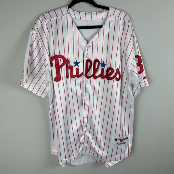 Majestic Phillies Baseball Halladay 34 Jersey size 50 - Picture 1 of 4